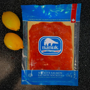 nanuk wild sockeye salmon lox 170 grams prepared in canada