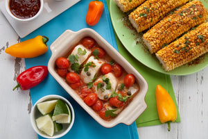 Baked Mexican Halibut