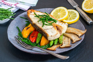 Seared Halibut Steaks