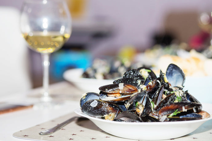Mussels with Pernod and Cream