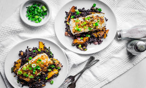 pickerel wild rice and saskatoons recipe