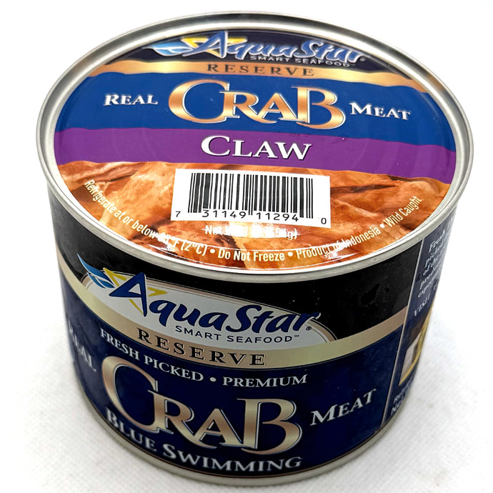 Crab Claw Meat 454g Tin Aquastar