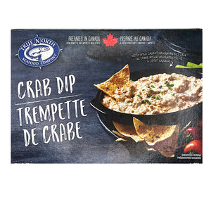 crab dip made with wild caught crab made in Canada 227 grams frozen uncooked