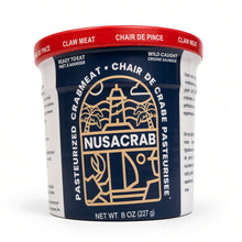 nusacrab ready to eat fresh crab meat claw meat 227 grams