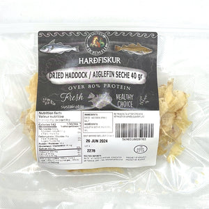 hard fiskur or hard fish dried haddock 40 grams 