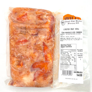 lobster meat frozen 454 grams claw knuckle leg may contain shell