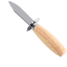 oyster shucking knife wooden handle