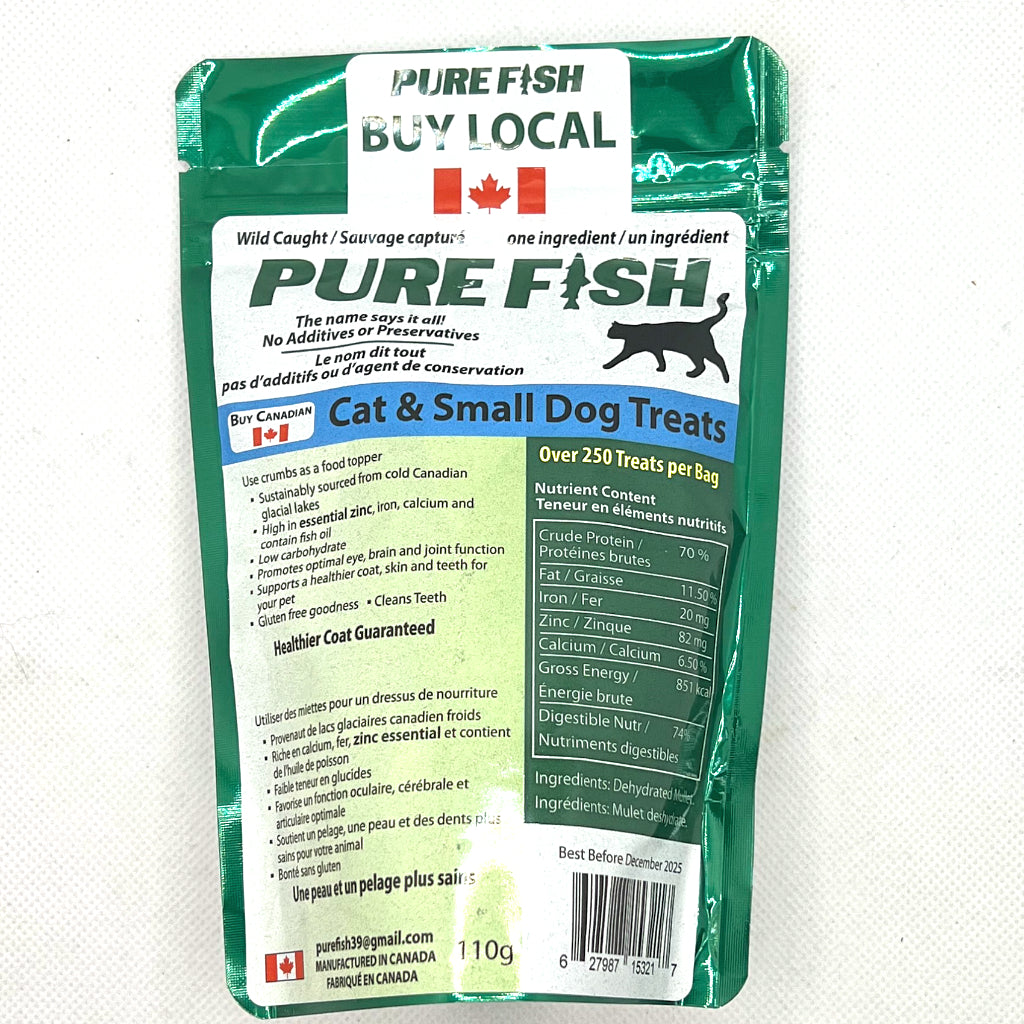 Pure Fish Cat & Small Dog Pet Treat 110g