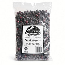908 grams frozen saskatoons from Roland Manitoba 