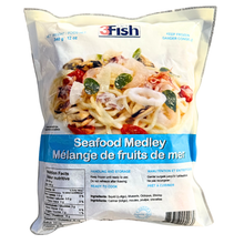 seafood medley 340 grams frozen squid octopus mussels shrimp perfect for seafood soups and stews
