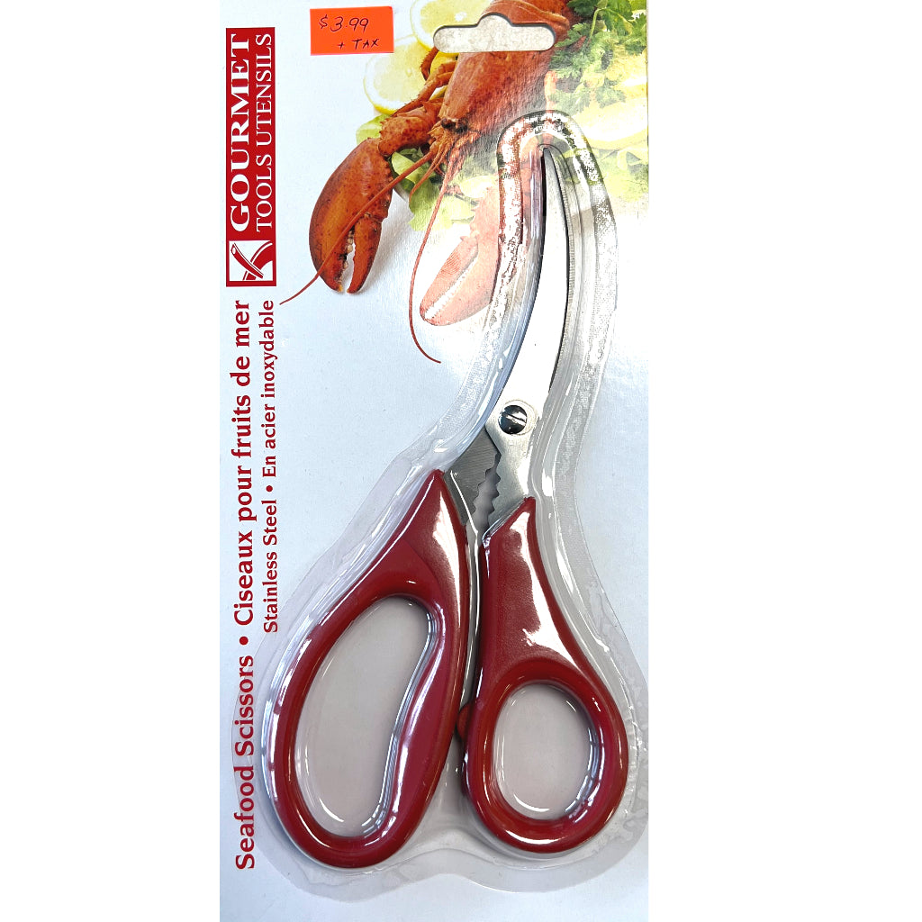 seafood scissors stainless steel 1 pair