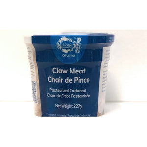 pasteurized crab claw meat 227 grams fresh