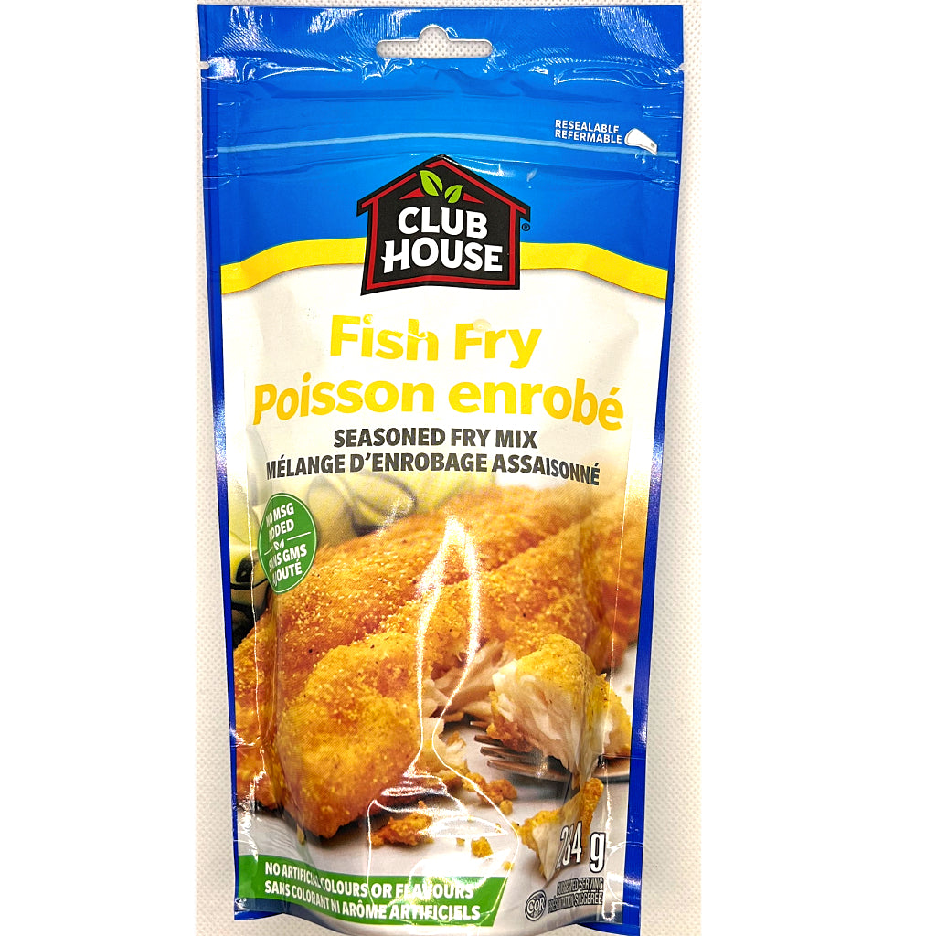 club house fish fry batter seasoned fry mix 284 grams