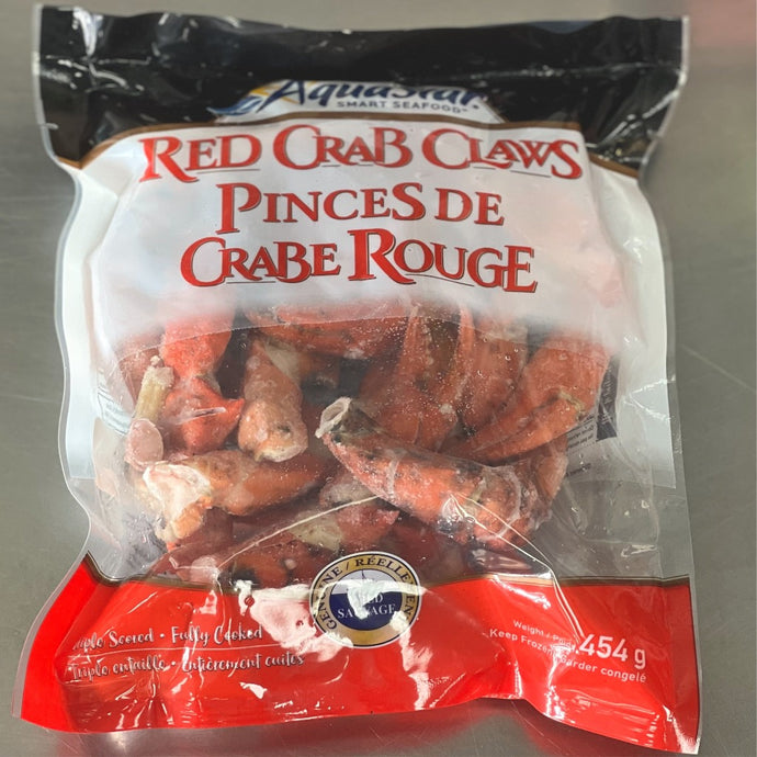 red crab claws 454 grams frozen aquastar
