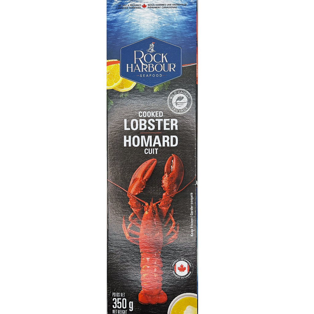 whole cooked lobster 350 grams frozen by Rock harbour seafood product of Canada wild caught