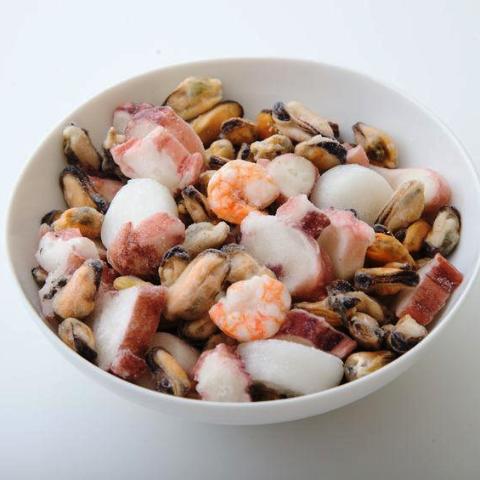 seafood mix mussels shrimp octopus squid 454 grams